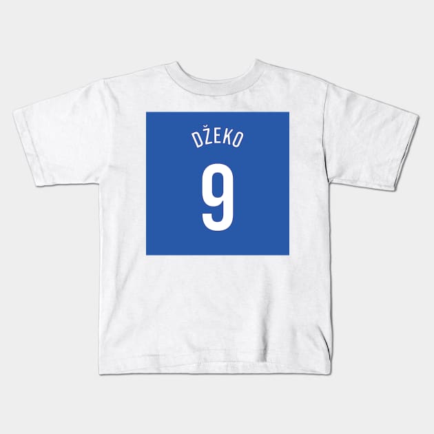 Džeko 9 Home Kit - 22/23 Season Kids T-Shirt by GotchaFace